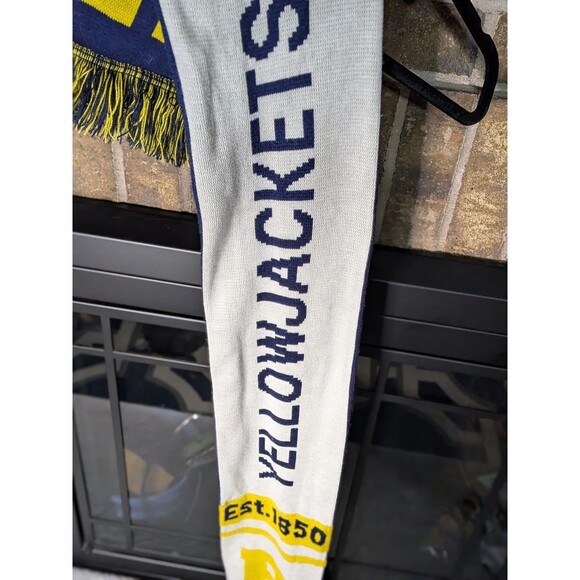 University of ROCHESTER Yellowjackets Fan Scarf Knit NCAA Acrylic UR Meliora EUC - Picture 5 of 5